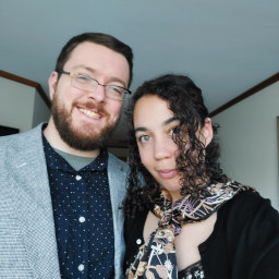 Patrick and Sarah, co-owners of Dozy Designs